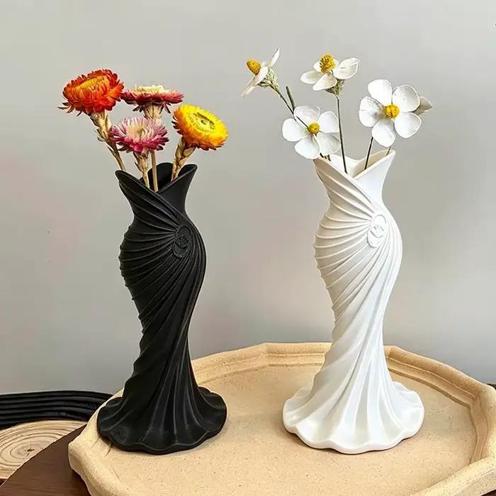 Vase à fleurs moderne imprimé en 3D