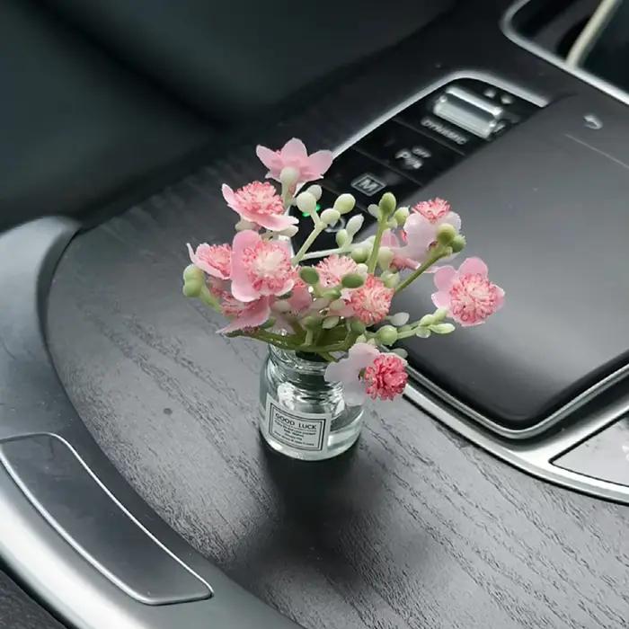 Vase à fleurs vibrantes pour voiture