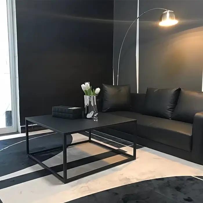 Petite table basse en métal meuble créatif