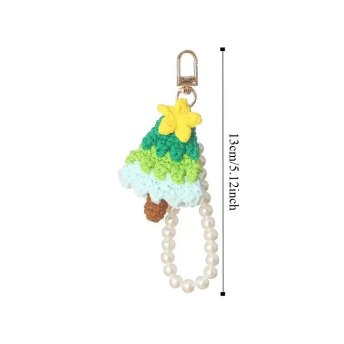 Décoration de la maison personnalisé cadeau de noël porte-clés exquis dessin animé décoration d'arbre de noël mignon noël petit cadeau de noël