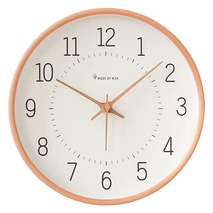 Salon moderne horloge murale en bois chambre maison décoration