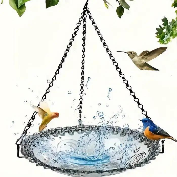 Confrontal Bird Feeding Escalade Décoration de jardin