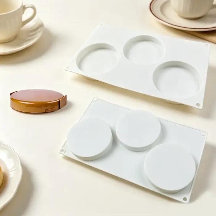 Moule Cylindrique Rond en Silicone Antiadhésif pour Cuisine