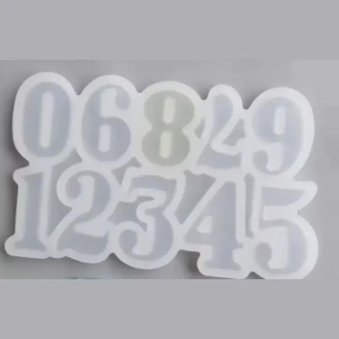 Moule de cuisson en silicone en forme de chiffres