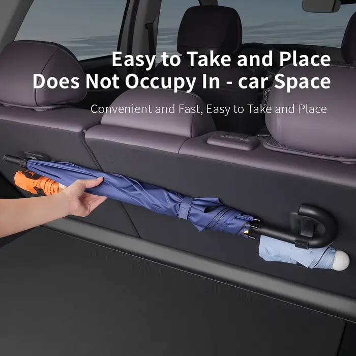 Support de parapluie pour coffre de voiture en ABS à fixation rapide, accessoire de rangement arrière pour intérieur de voiture
