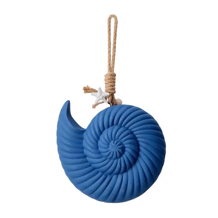 Décoration murale méditerranéenne pendentif coquille de bois étoile de mer tenture