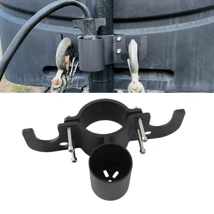 Organisateur de remorque, support de chaîne de remorque, support de prise de remorque en alliage d'aluminium haute dureté pour prise 7 voies, accessoire pour camping-car
