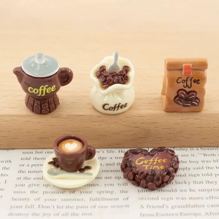 Série de café miniatures en résine