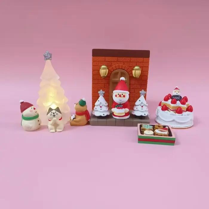 Décoration de gâteau d'arbre de noël