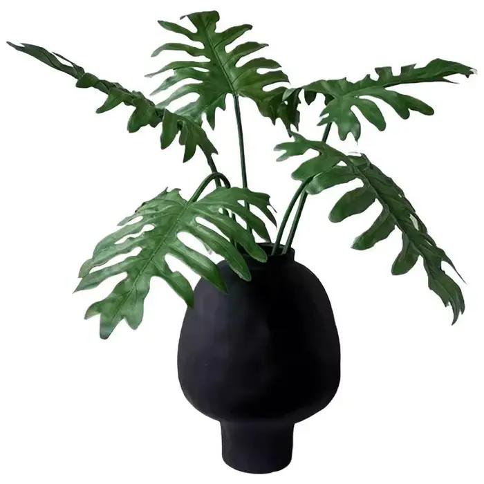 Vase en céramique fait main, poterie artisanale, pot à fleurs, accessoires pour arrangements floraux, vase à fleurs hydroponique, décoration d'intérieur