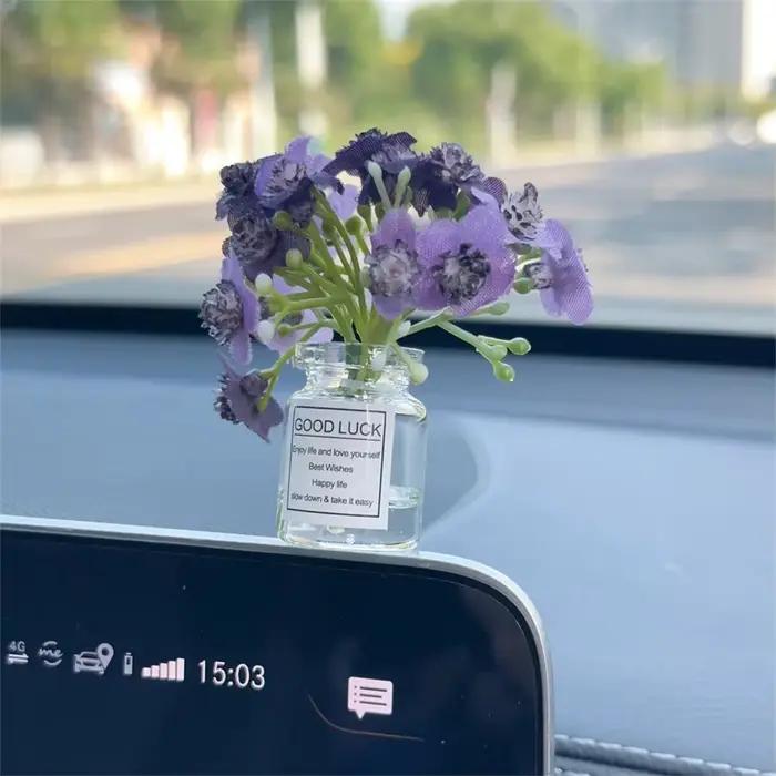 Vase à fleurs vibrantes pour voiture