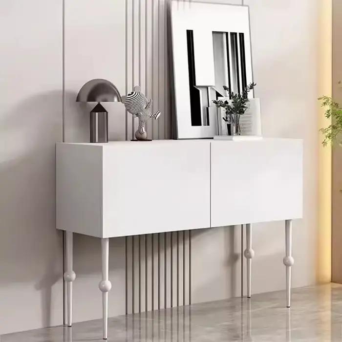Table de couloir nordique tendance, Table d'angle de beauté Portable de luxe Unique, gain de place, Console Tabel, meubles de Table de couloir