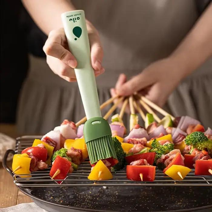 Brosse à huile de Barbecue en Silicone, brosse à badigeonner, bricolage de gâteaux, pain, beurre, brosses de cuisson, accessoires de cuisine, outils de Barbecue