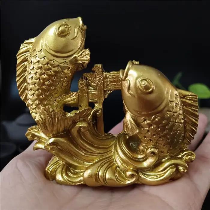 Statues de bouddha Feng Shui chinoises en or