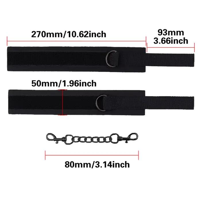 Menottes de Bondage simples BDSM amovibles, accessoires de jeu multiples, plaisir pour adultes, bien-être sexuel, jouets sexuels pour hommes et femmes