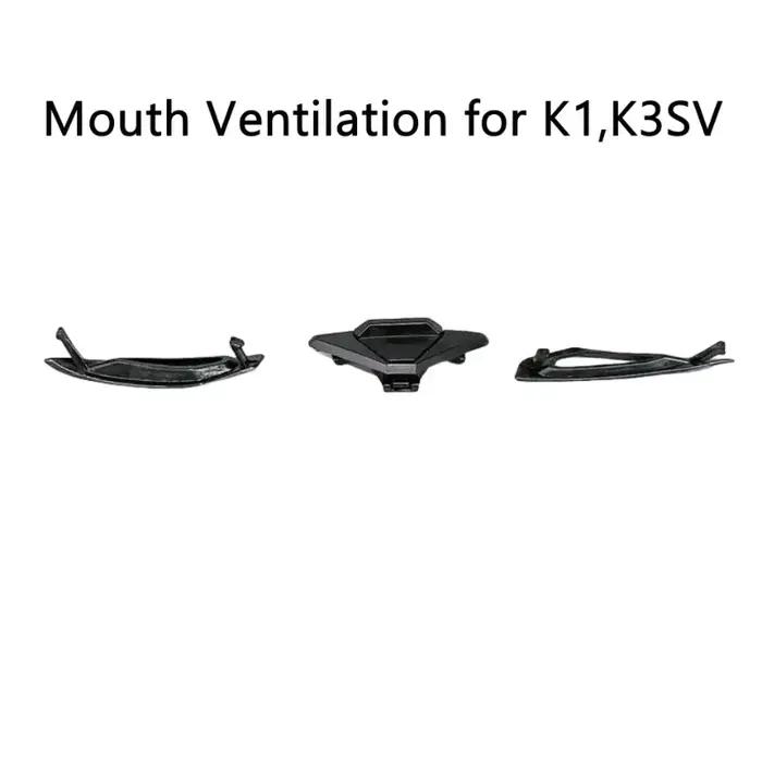 Accessoires de casque de Moto pour AGV K1 K3 K3SV K5 K5S, coussinet de doublure, protection du menton et du nez, accessoires de ventilation