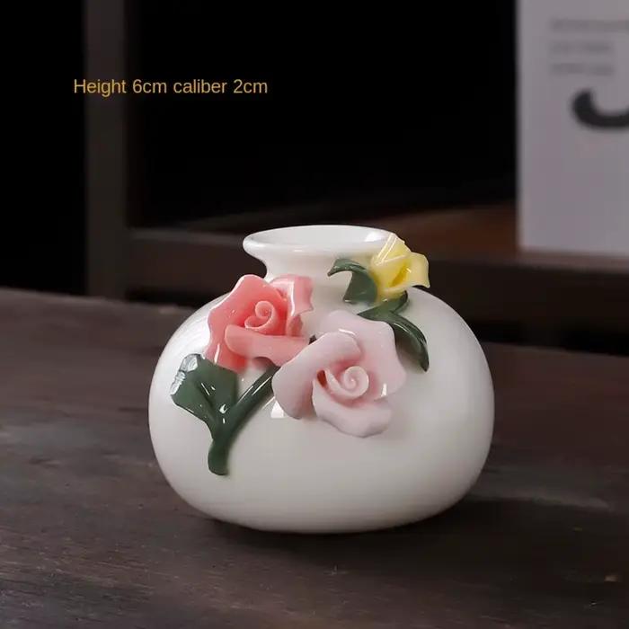 Vases à fleurs hydroponiques en céramique faits à la main