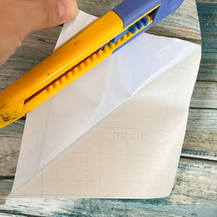 Papier peint auto-adhésif imitation grain de bois style pastoral