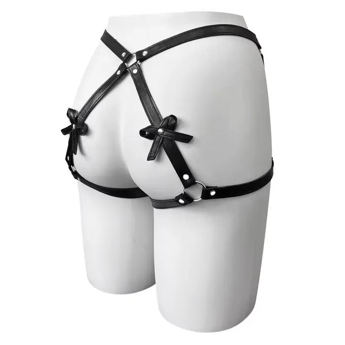 Sangles de bondage en cuir. Accessoires sexy en forme de papillon. BDSM. Sangles de maintien des hanches. Ajustable. Jeux pour adultes. Jouets sexuels érotiques.