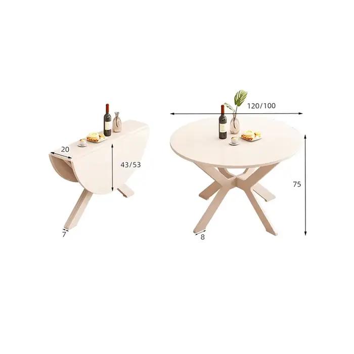 Tables à manger rondes rustiques Design multifonctionnel unique