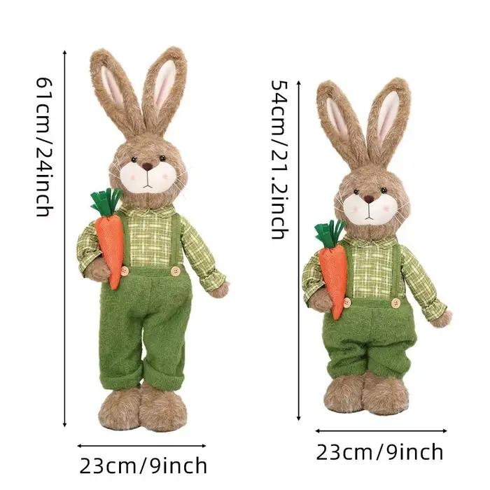 Ornement de lapin de Pâques de dessin animé