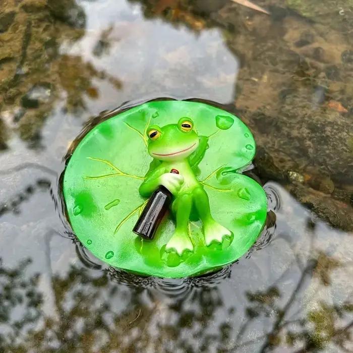 Grenouilles en résine | Statues de jardin de grenouille en résine