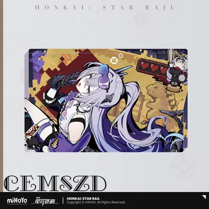 [Authentique] miHoYo Game Honkai Star Rail Silver Wolf Sparxie Bland Cosplay Ornements en acrylique Accessoires et accessoires de dessin animé