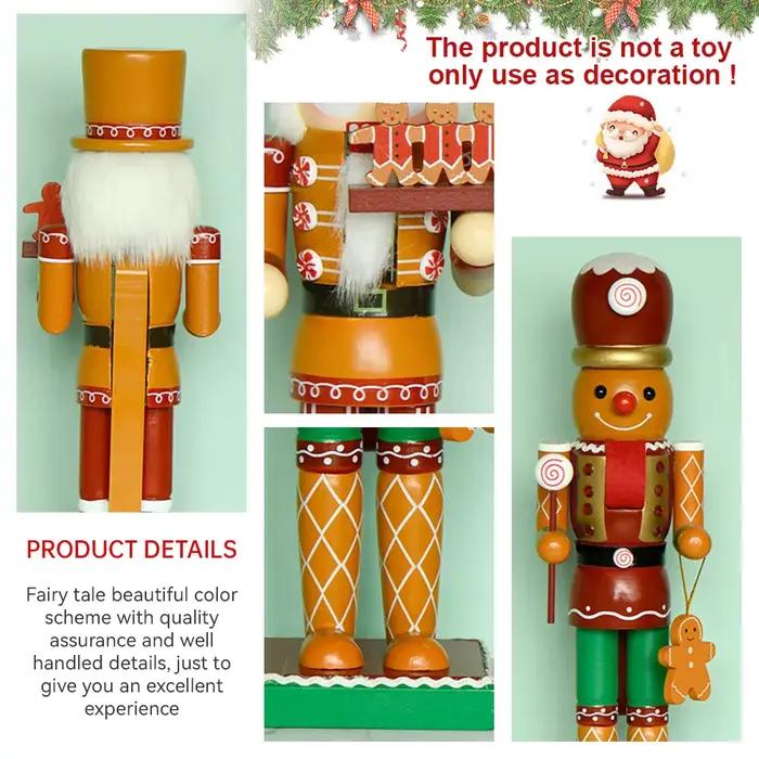 Casse-Noisette en Bois Ornement de Noël