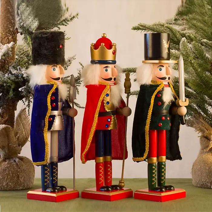 Marionnette de décoration casse-noisette de noël
