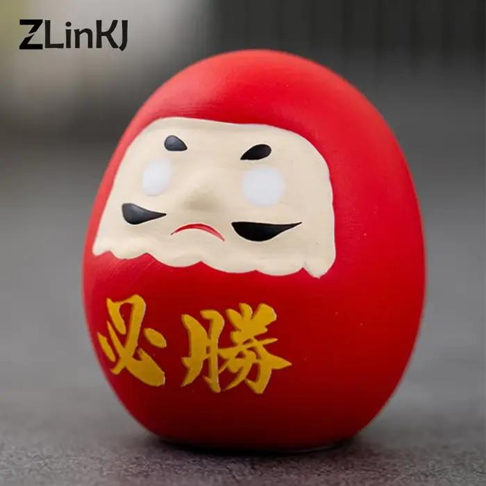 Poupée Daruma en céramique japonaise