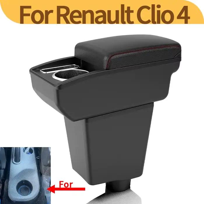 Pour Renault Clio 4, accoudoir Captur Clio 3 III IV, modification de la console centrale de la voiture, boîte de rangement multifonctionnelle, porte-gobelet, accessoire