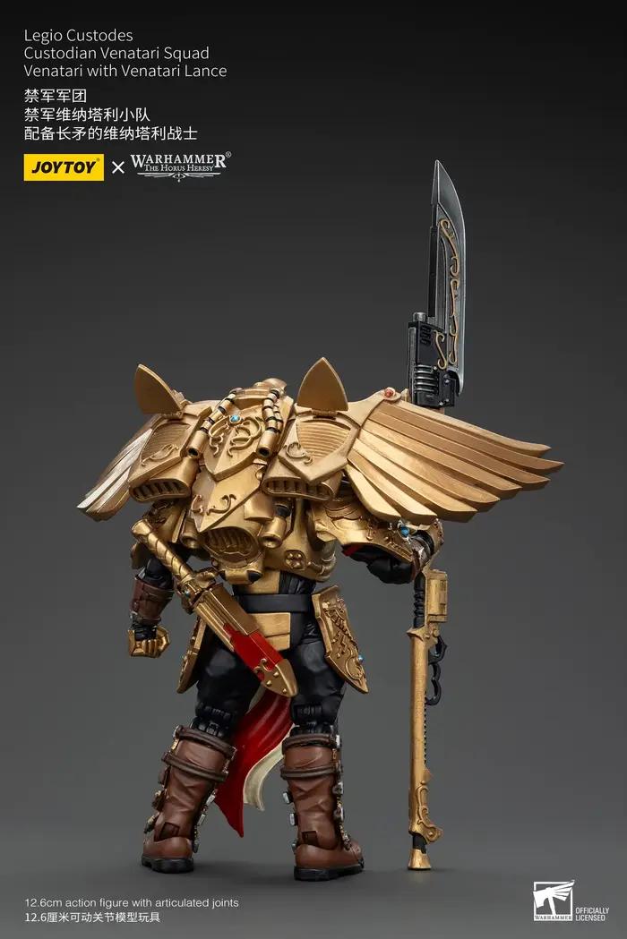 【Accessoires】Figurines d'action Joytoy Warhammer 1/18 Legio Custodes Custodian Venatari Squad Venatari avec lance Venatari, modèle de jouet