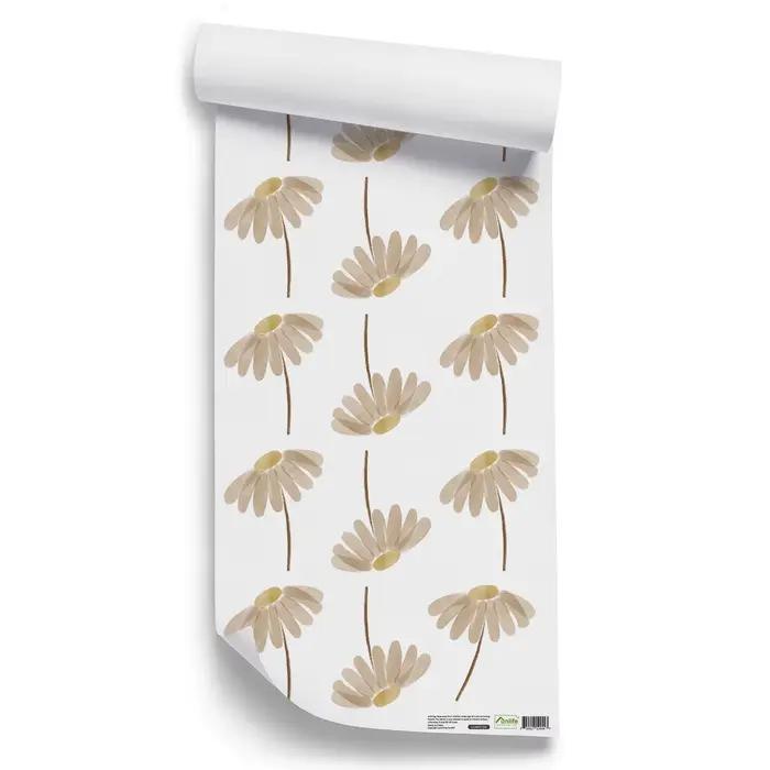 Boho chute fleurs Stickers muraux pour chambre d'enfants décor à la maison salon vinilo decorativo pared infantil enfants autocollants