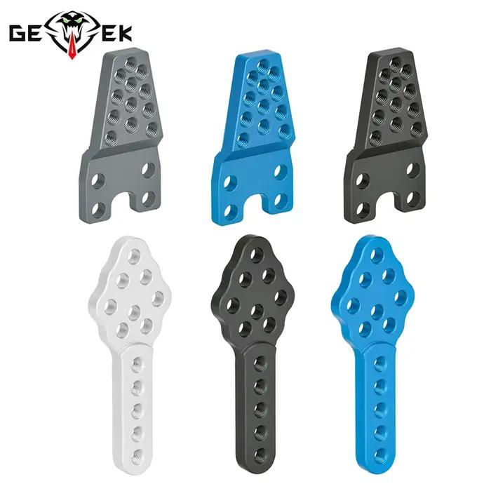 Support de montage d'amortisseur réglable en aluminium, 4 pièces, pour voiture à chenilles axiale 1/10 RC SCX10 90046 TRX-4 D90 D110, pièces de mise à niveau