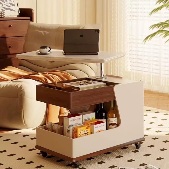 Roulettes De rangement Table basse ornements affichage rotation Glam
