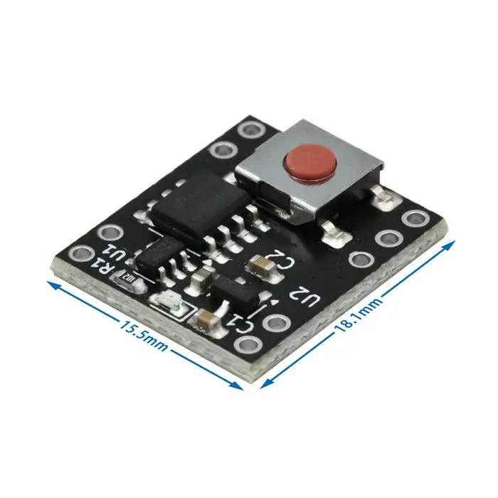 Module de commutation, interrupteur d'alimentation, module de bouton d'alimentation, charge marche/arrêt à une touche, remplace le dispositif mécanique
