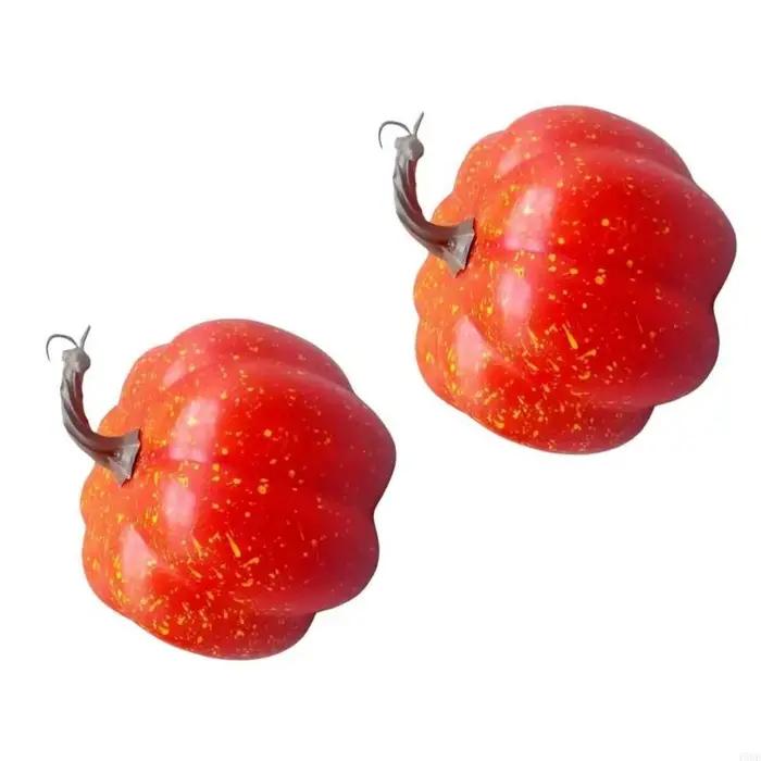 Citrouille d'halloween pour Thanksgiving festif, embellissements manteau d'halloween, petites citrouilles décoration Y5GB