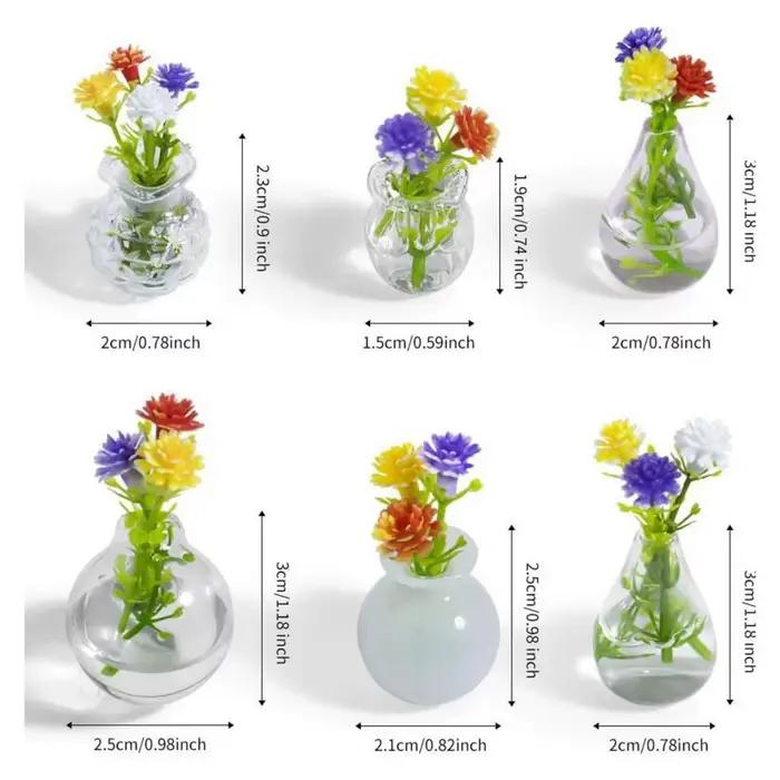 Mini-vases magnétiques pour réfrigérateur