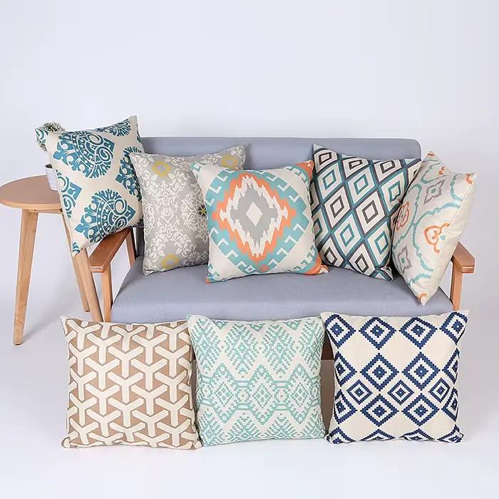 Juste de coussin géométrique pour la décoration de la maison
