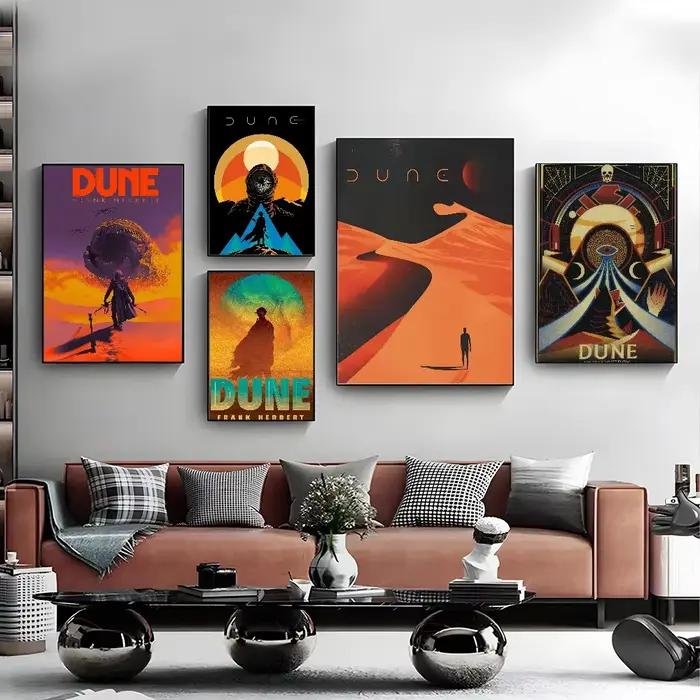 Affiche de film de science-fiction «Dune 2»