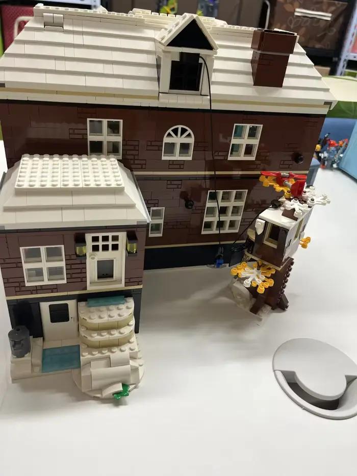 Modèle de vue de rue de maison, Ornement de décoration intérieure, Cadeau de vacances