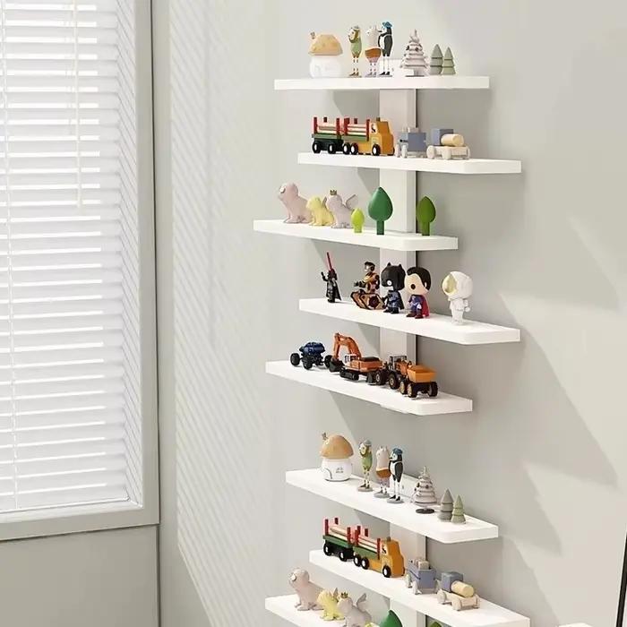 Étagère murale pour la présentation de figurines, de petits blocs de construction et d'objets de collection - Étagère de rangement intérieure moderne