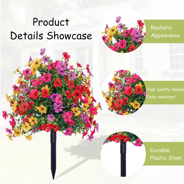 Fleurs artificielles pour la décoration intérieure et extérieure du jardin