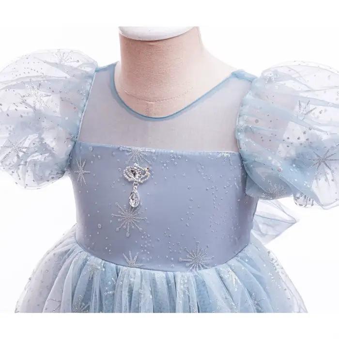 Costume d'été pour filles, robe en maille respirante à manches courtes pour enfants, pour fête formelle, cadeau d'anniversaire, Halloween, Cosplay
