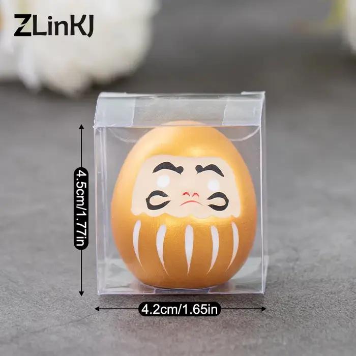 Poupée Daruma en céramique japonaise
