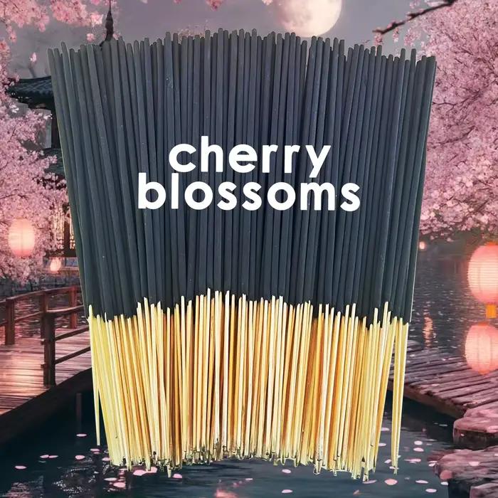25/55/75/100 pièces bâtons d'encens de fleurs de cerisier japonaises, longue durée de combustion, lisses et propres, adaptés à la maison, à la cuisine et au restaurant, aux bâtons de désodorisants, au