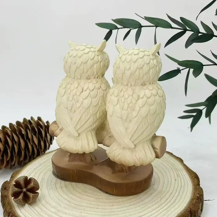 Ornements décoratifs d'animaux de hibou simples et modernes