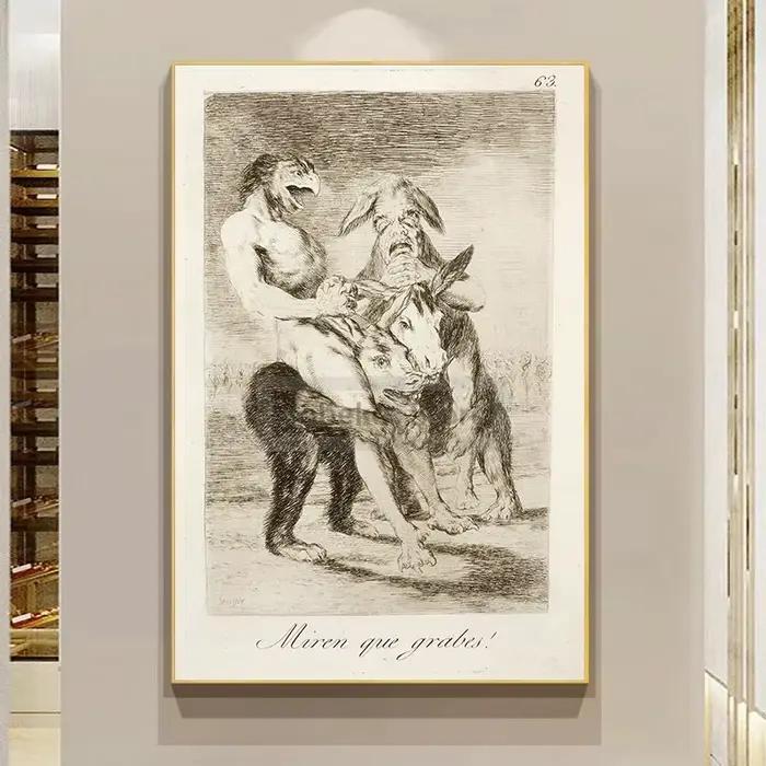 Affiche de Gravure sur Toile de Francisco Goya