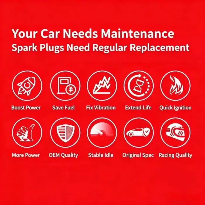 Bougie d'allumage NGK Platinum TR6AP-13 5809 pour moteur de voiture Ford Focus Mondeo Zhisheng