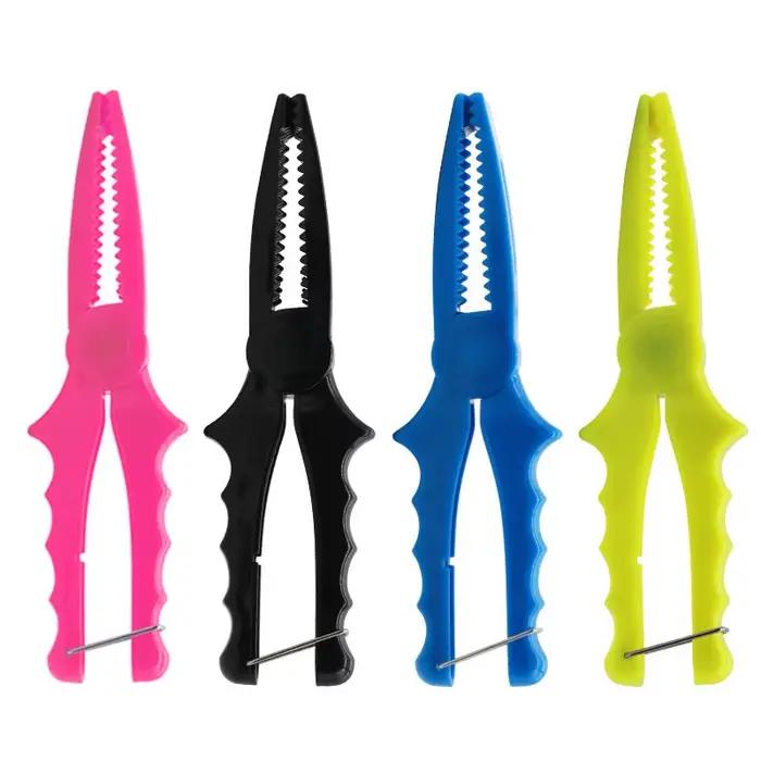 Pince de pêche antidérapante ABS, 1 pièce, pince à poisson, attrape-poisson, outil de libération, extracteur de crochet, support du corps du poisson